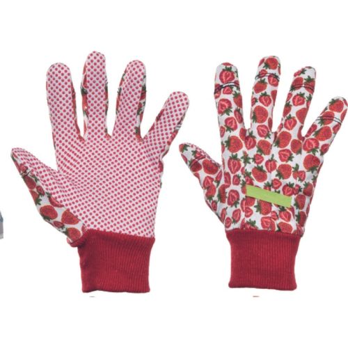 Cerva 01050041 FRESH FRUIT textil kesztyű pöttyökkel 8