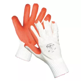 cerva 01060002 redwing vágásbiztos kesztyű latex 10 narancs