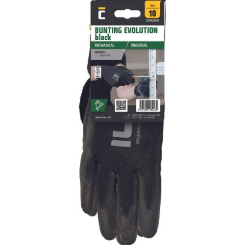 Cerva 01080045BN BUNTING EVO BLACK kesztyű akasztófüllel 7