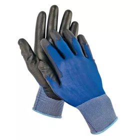A Smew munkavédelmi kesztyűt a poliuretán bevonat és a lélegző nylon alapanyag, valamint az ergonómikus szabás teszi igazán kényelmes viseletté.