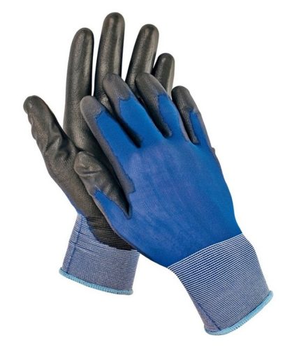 A Smew munkavédelmi kesztyűt a poliuretán bevonat és a lélegző nylon alapanyag, valamint az ergonómikus szabás teszi igazán kényelmes viseletté.