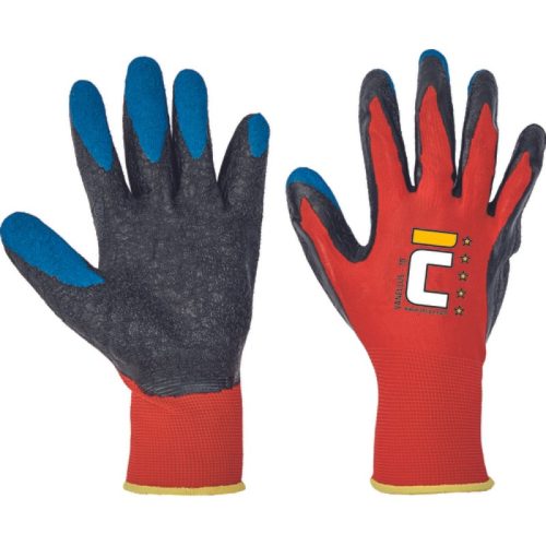 Cerva 01080093 VANELLUS PES-latex mártott kesztyű 8