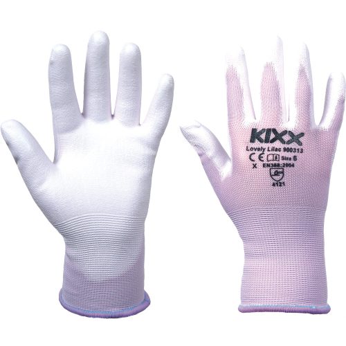 Cerva LOVELY LILAC kesztyű nylon  PU 7 Világos Lila