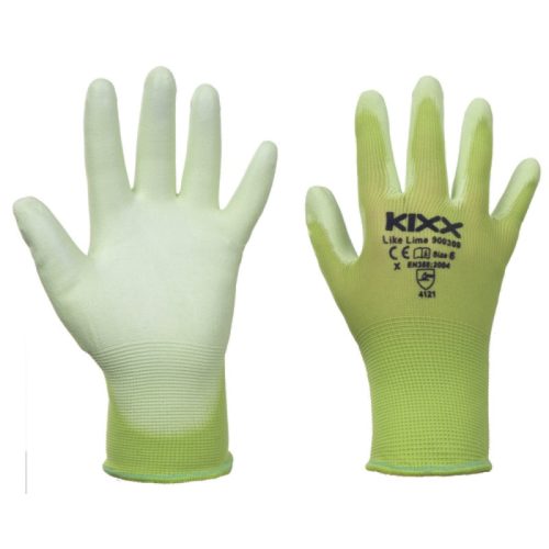 Cerva 01080109 LIKE LIME kesztyű nylon PU 7