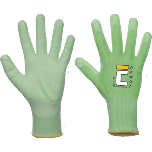 cerva 01080307 slaty kesztyű pu cut d 7