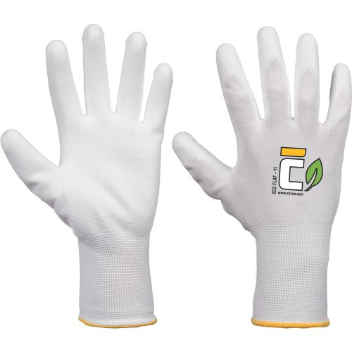 Cerva ECO flat kesztyű 7 Fehér