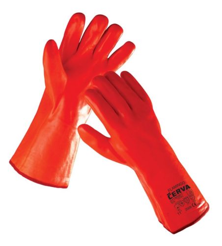cerva 01190001 flamingo kesztyű pvc 11