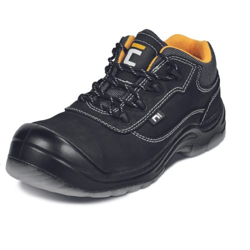 Cerva 02010363600 BK TPU MF S3 SRC félcipő (fekete/sárga, 44) 44