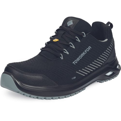 Cerva X-508 S1P ESD SRC félcipő 42 Fekete