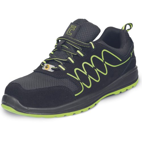 Cerva RAVEN SPORTY S1P ESD SR félcipő 42 Zöld/Fekete