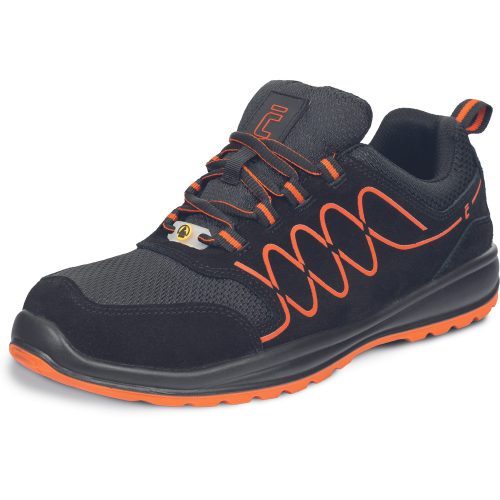 Cerva RAVEN SPORTY S1P ESD SR félcipő 36 Narancssárga/Fekete