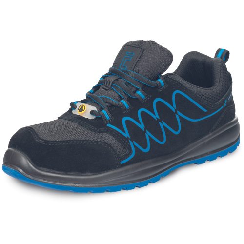 Cerva RAVEN SPORTY O1 ESD SR félcipő 36 Kék/Fekete