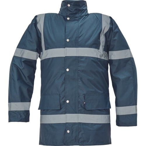 Cerva 03010073 SEFTON bélelt HiVis kabát (navy, XS) XS