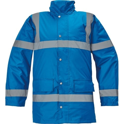 Cerva 03010073 SEFTON bélelt HiVis kabát (royal kék, XS) XS