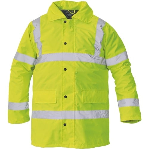 Cerva 03010073 SEFTON bélelt HiVis kabát (HV sárga, XS) XS