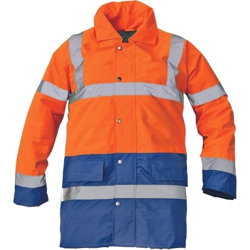 Cerva 03010073 SEFTON bélelt HiVis kabát (narancssárga/royal, XS) XS