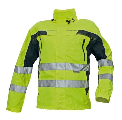 cerva 03010092 ticino hivis esőkabát sárga l