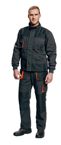 australian-line 03010321 emerton flannel kabát fekete 48