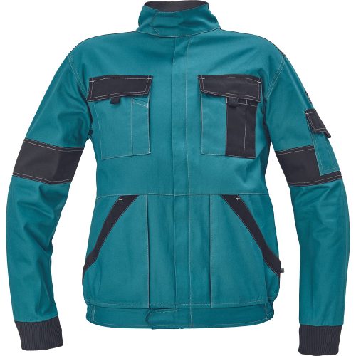 Cerva MAX SUMMER kabát 48 Petroleum Blue/Fekete