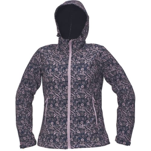 cerva 03010388 yowie print softshell xs kék
