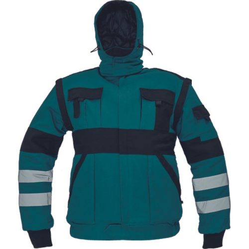 cerva 03010452 max winter rflx dzseki 44 zöld fekete