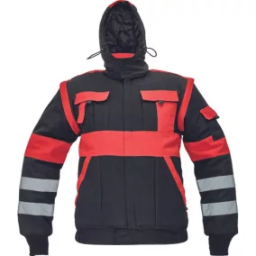 cerva 03010452 max winter rflx dzseki 64 fekete piros