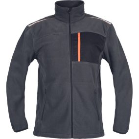 Cerva EMERTON STR polár kardigán XL Narancssárga