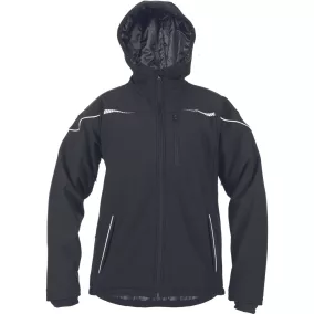 Cerva EMERTON STR téli softshell dzseki 4XL Fekete