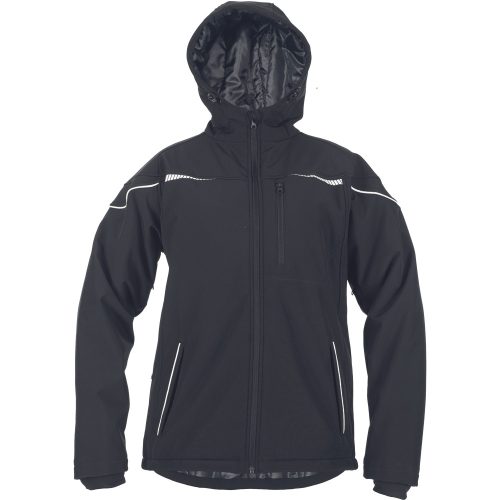 Cerva EMERTON STR téli softshell dzseki XL Fekete