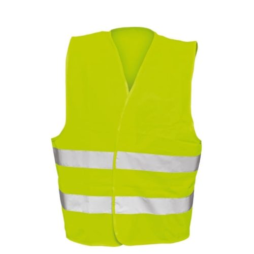 Az FF BE-04-003 jólláthatósági mellény mély karkivágásának köszönhetően kabát felett is viselhető modell, mely sárga és naranc színben rendelhető. 