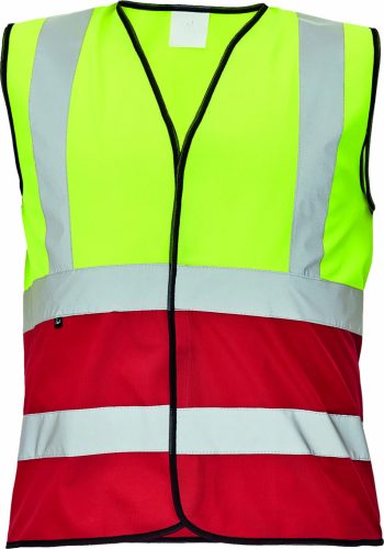 cerva 3030115 lynx duo hv mellény s sárga piros