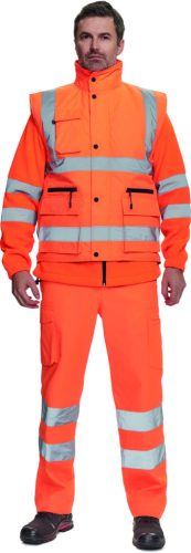 cerva 03030146 cordoba hv mellény 3xl narancs