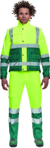 cerva 03030147 hellin hv mellény xl zöld