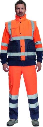 cerva 03030147 hellin hv mellény xl narancs