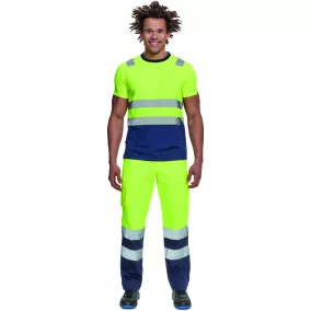 cerva 03040139 monzon hi-vis póló xs sárga
