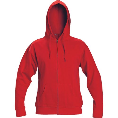 Cerva NAGAR csuklyás polóver 3XL Piros