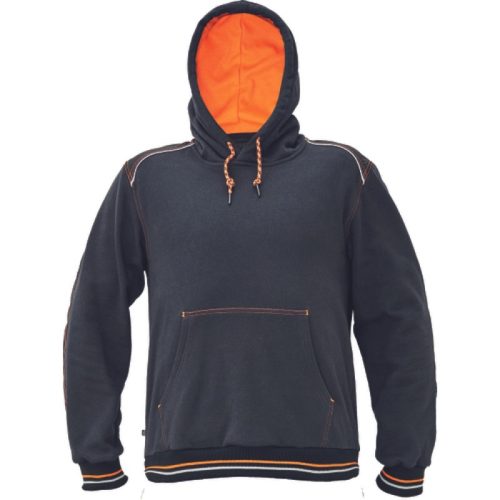 cerva 3060070 knoxfield hoodie xs antracit narancssárga