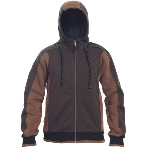 Cerva 03060074 DAYBORO kapucnis kardigán (sötét barna, XXL) XXL