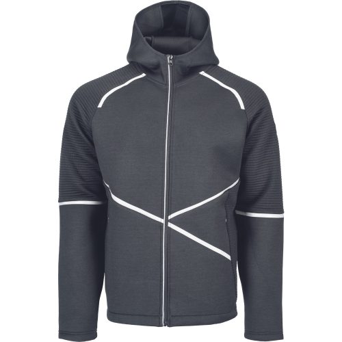 Cerva L-SURE CRAIG kapucnis kardigán 4XL Fekete