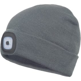 Cerva 03140115 DEEL LED sapka fejlámpával Szürke