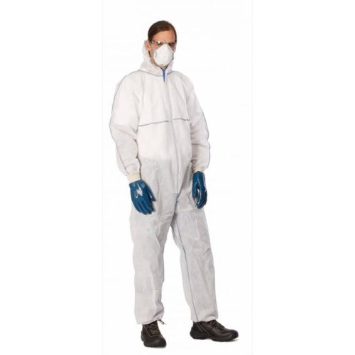A Chemsafe munkavédelmi overál vegyszerek, mikroorganizmusok ellen védő ruházat, mely a munkaruházat felett hordva is viselhető, kényelmes, mozgásszabadságot biztosító modell.