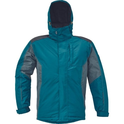 Cerva 03310001 DAYBORO télikabát (petrol kék, 4XL) 4XL