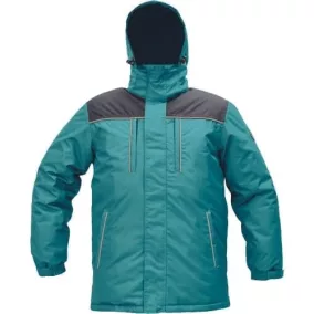 Cerva 03310002 CREMORNE télikabát (petrol kék, 4XL) 4XL