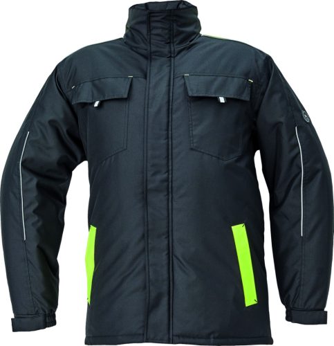cerva 03310037 max vivo télikabát 3xl sárga