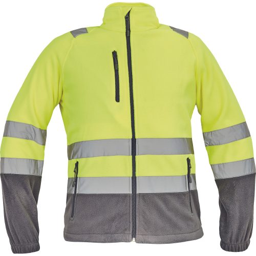 Cerva SEVILLA HV polár pulóver 3XL HV Sárga/Szürke