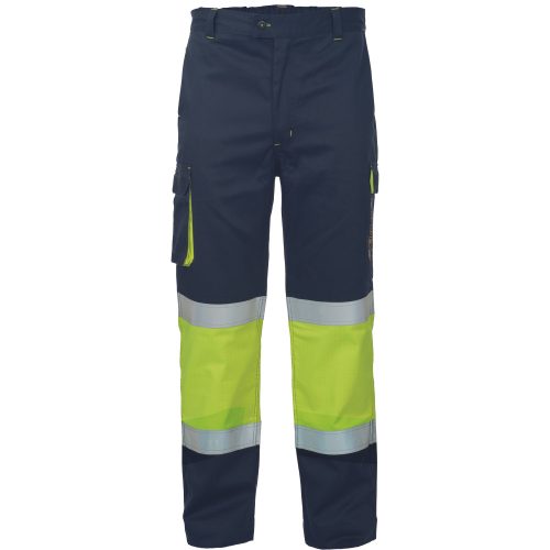 Cerva MULTINORM STRIP FR HV nadrág XS Sárga/Navy