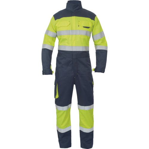 Cerva MULTINORM STROKE FR HV overall XS Sárga/Navy