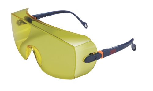 3M 2802 szemüveg sárga biztonságos látómező