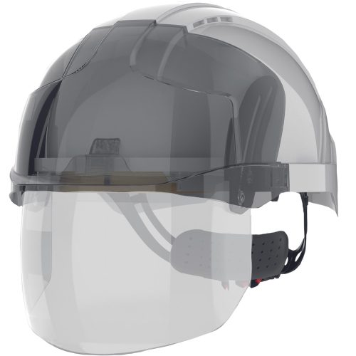 Cerva EVO VISTAshield sisak szellőző nélkül Fehér