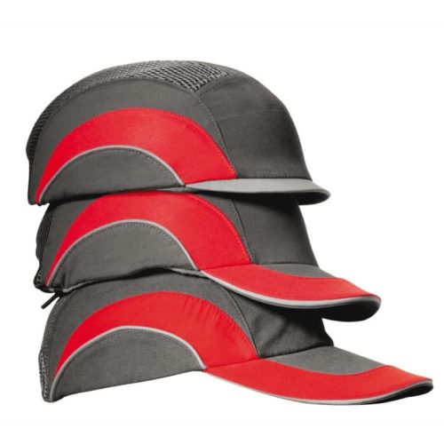 A JSP Hardcap biztonsági baseball spaka merev napellenzővel és műanyag merevítőbetéttel ellátott modell.
